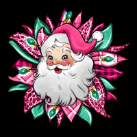 Pink Christmas Santa Claus Sunflower Long Sleeve Tee | Teevron