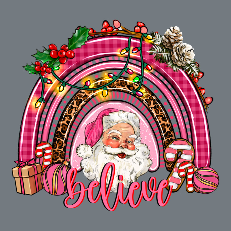 Pink Christmas Believe  Rainbow Heavyweight Sweatshirt by AdoDesignShop | Teevron