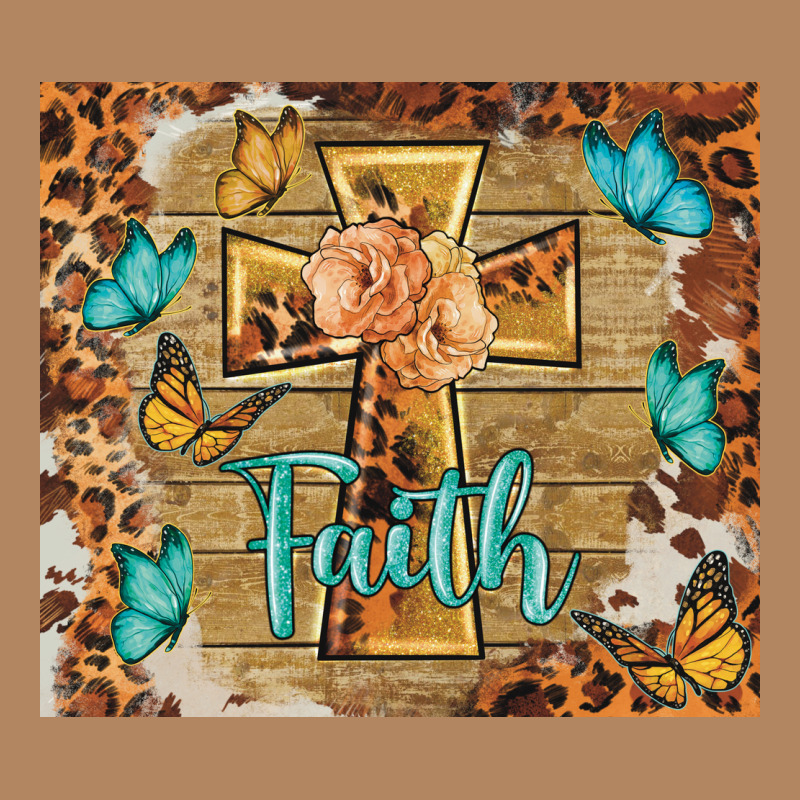 Faith Cross Long Sleeve Tee by BarkalooDesign | Teevron