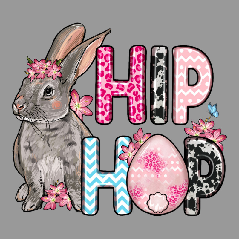 Easter Day Hip Hop Bunny Vintage Hoodie by OliviaCreatesArt | Teevron