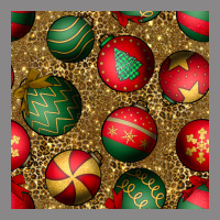 Christmas Ornaments And Leopard Seamless Pattern Vintage Tee | Teevron
