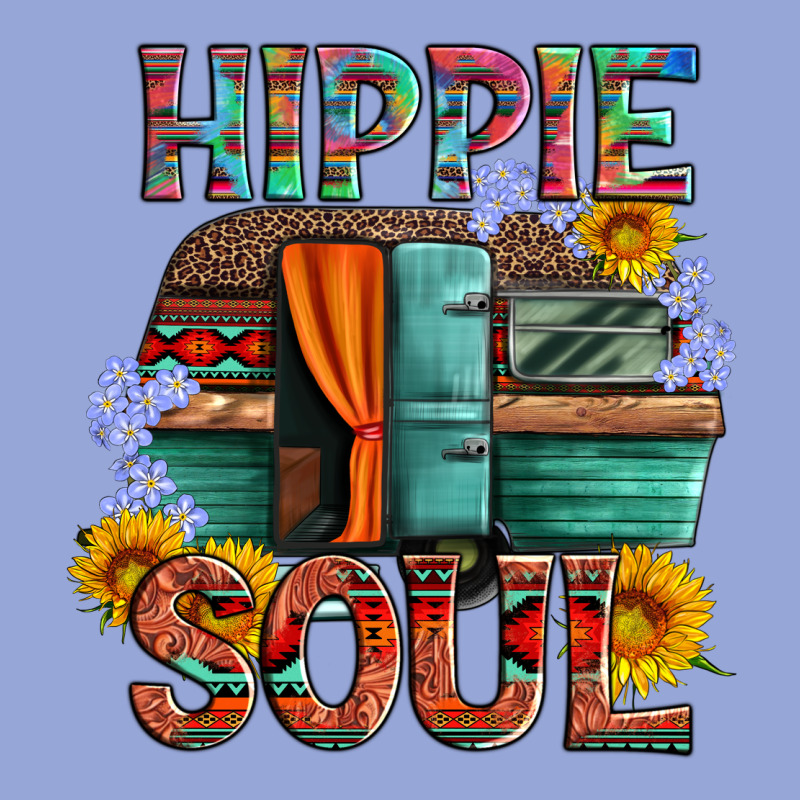 Hippie Soul With Caravan And Flowers Classic Tee by Artiststas | Teevron
