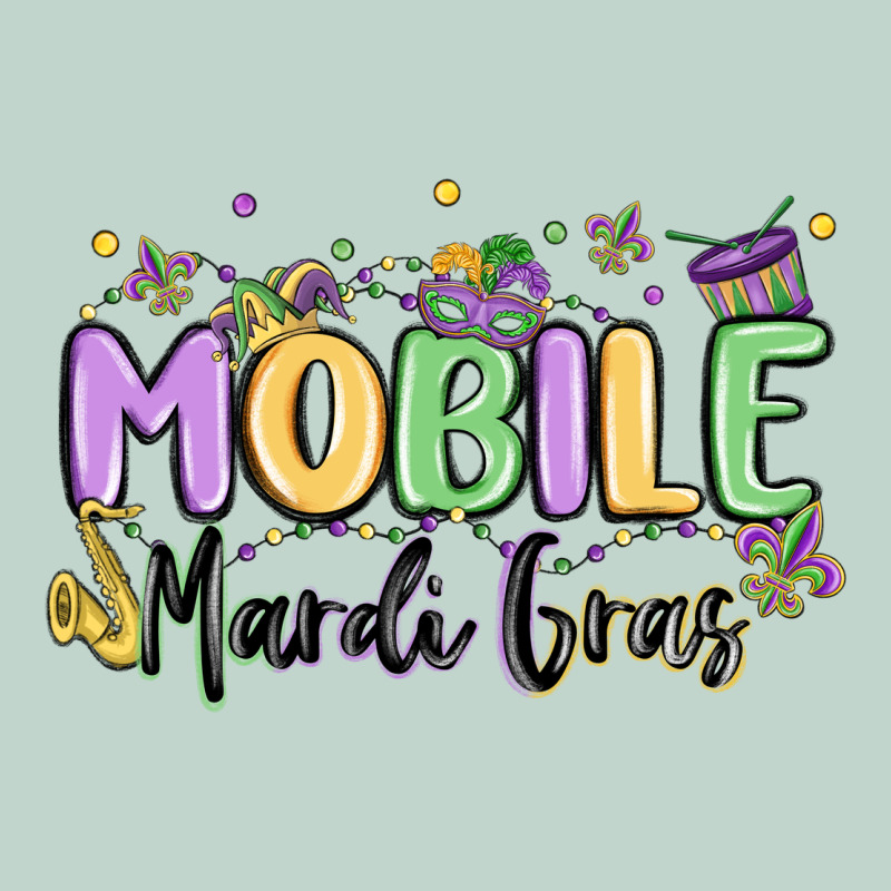 Mobile Mardi Gras Zipper Hoodie by MaliasSmallBusiness | Teevron