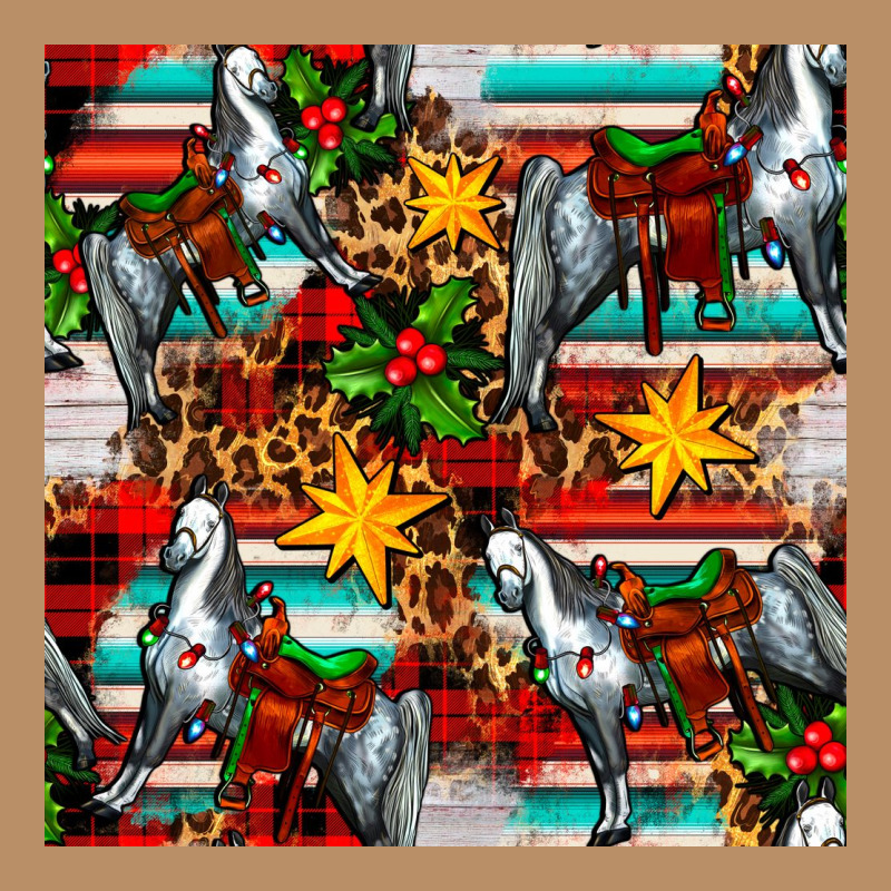 Christmas Horse Leopard Tartan Vintage Hoodie by FaDigitalArtStudio | Teevron