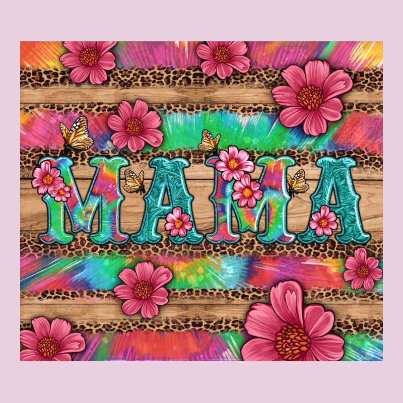 Mama With Tie Dye And Flowers Classic Tee by Artiststas | Teevron