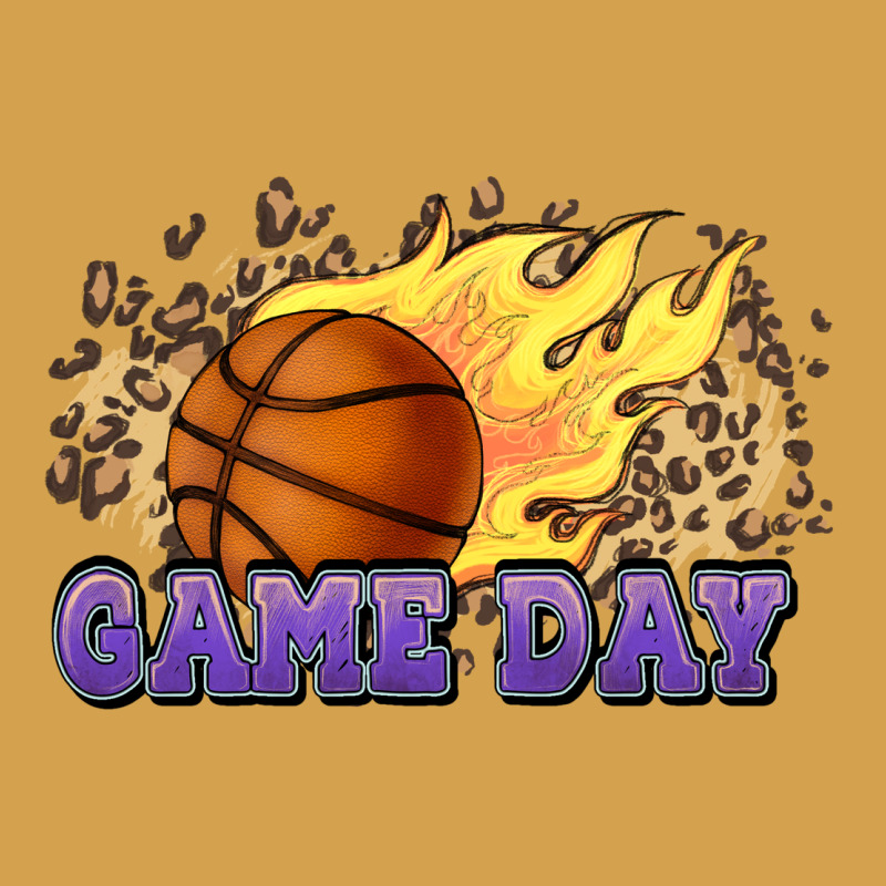 Game Day Basketball Leopard Flames Fireball Urban Hoodie by HowdyJamesFarm | Teevron