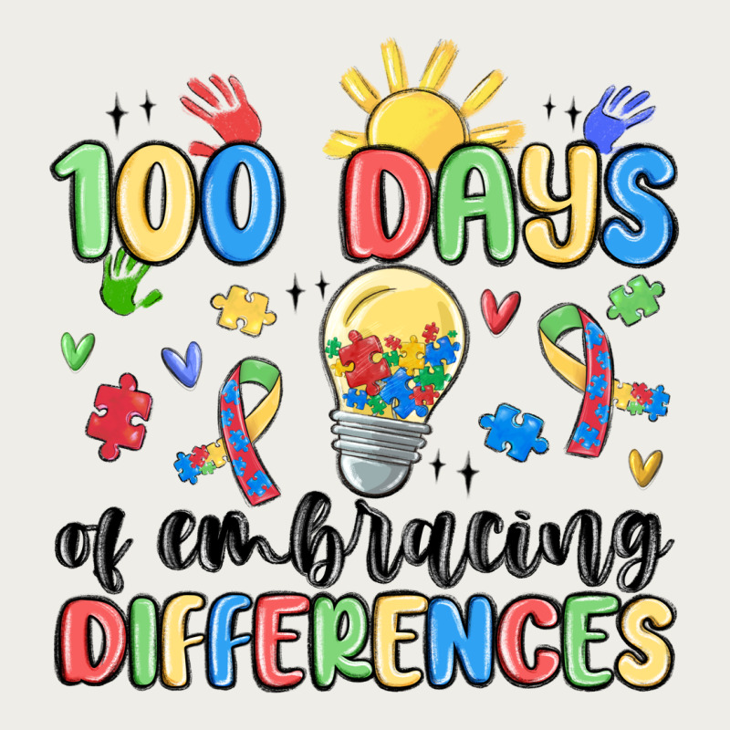 100 Days Of Embracing Differences Zipper Hoodie by MaliasSmallBusiness | Teevron