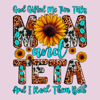 God Gifted Me Two Titles Mom And Teta And I Rock T Ladies Tee | Teevron