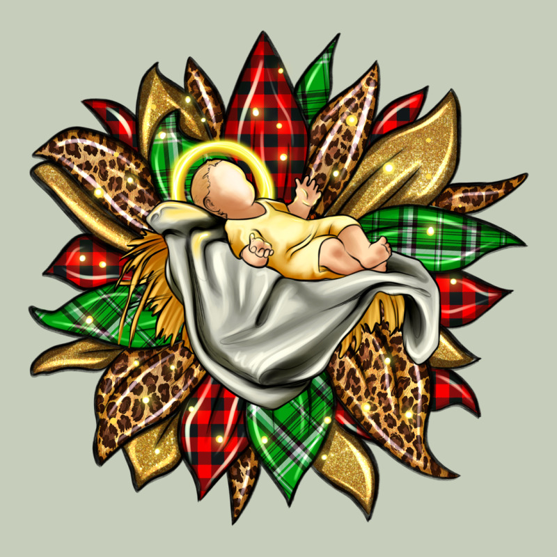 Christmas Baby Jesus Sunflower Long Sleeve Tee by Jasminsmagicworld | Teevron