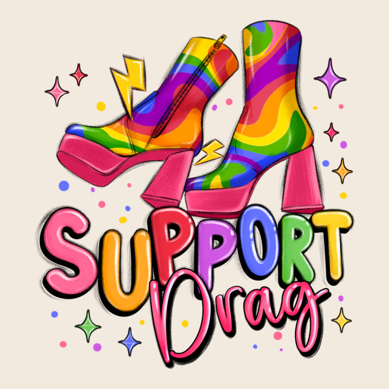 Support Drag Pride Zipper Hoodie by MaliasSmallBusiness | Teevron