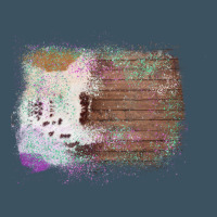 Cowhide Wood Glitter Pattern Urban Heavy Tee | Teevron