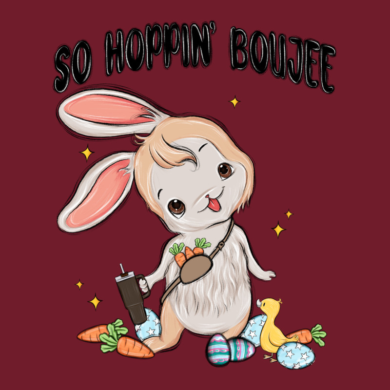 So Hoppin Boujee Easter Bunny  Belt Bag Ins Zipper Hoodie by MaliasSmallBusiness | Teevron