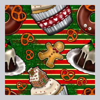 Christmas Cake Seamless Pattern Heavyweight Sweatshirt | Teevron