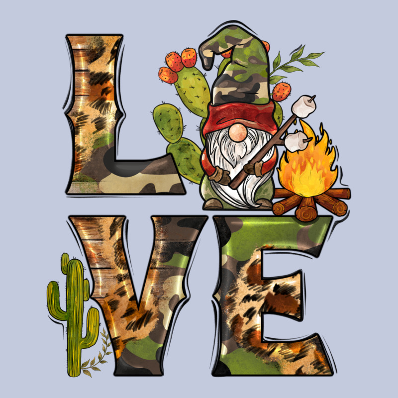 Love Camping Gnome Long Sleeve Tee by BarkalooDesign | Teevron