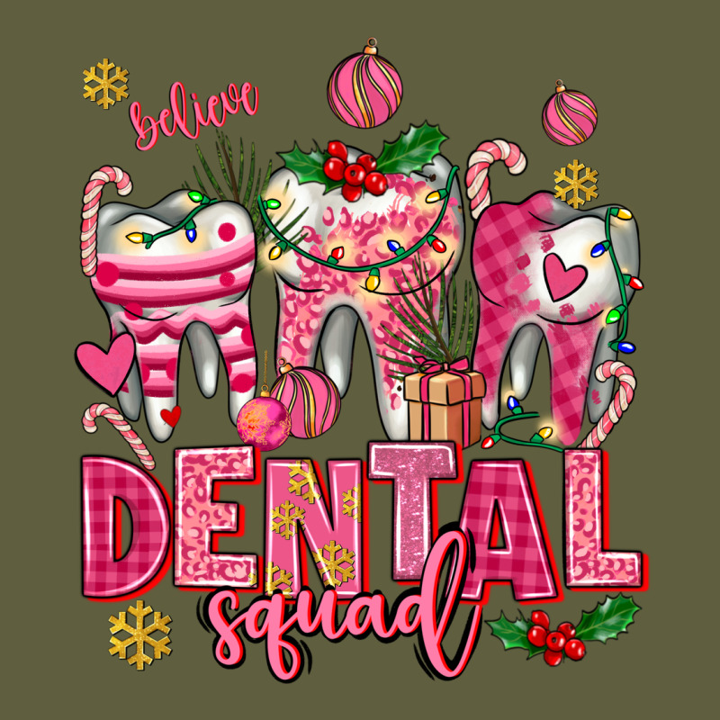 Pink Christmas Teeth Dental Squad Vintage Tee by AdoDesignShop | Teevron