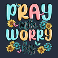 Pray More Worry Less Zipper Hoodie | Teevron