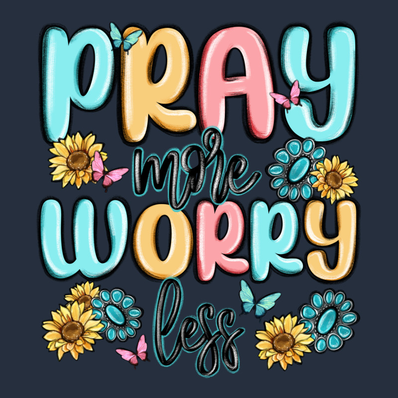 Pray More Worry Less Zipper Hoodie by MaliasSmallBusiness | Teevron