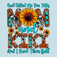 God Gifted Me Two Titles Mom And Kiki And I Rock T Ladies Tee | Teevron