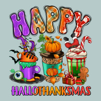 Happy Hallothanksmas Coffee Cups Heavy Core Tee | Teevron