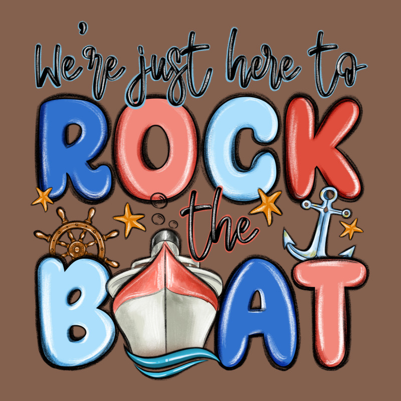 Were Just Here To Rock The Boat Zipper Hoodie by MaliasSmallBusiness | Teevron