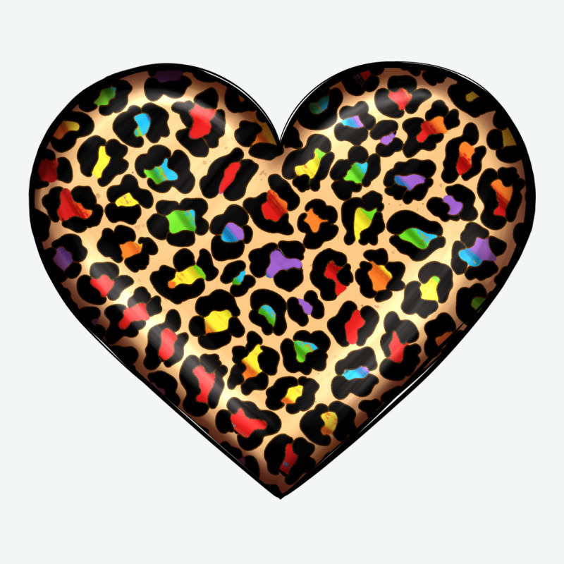 Pride Leopard Heart Urban Heavy Tee by JahusDesignShop | Teevron