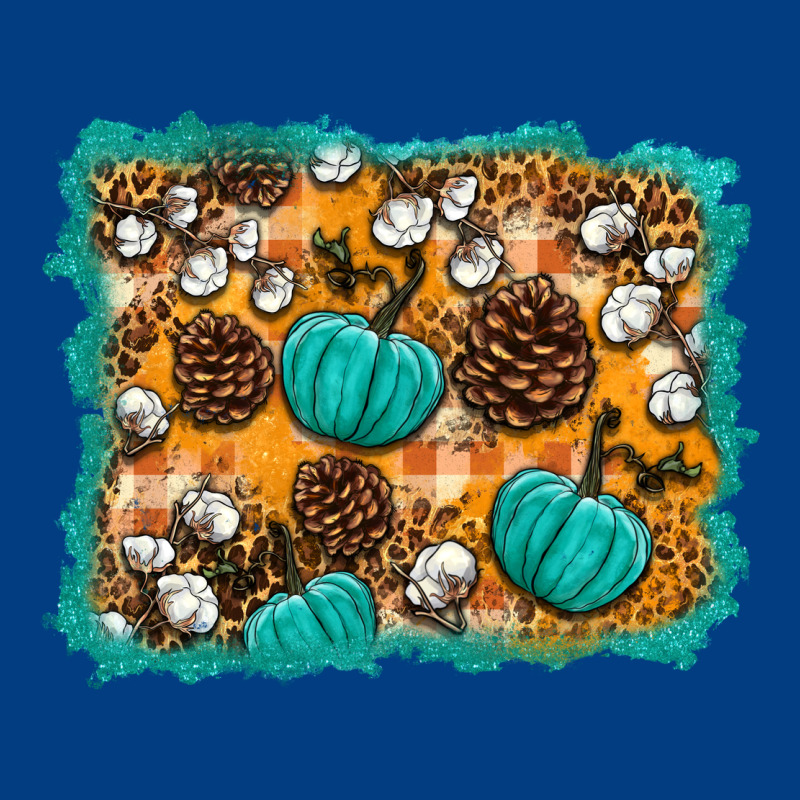 Fall Pumpkin Distressed Background Premium Sweatshirt by BundleAndBundleShop | Teevron