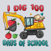 I Dig 100 Days Of School Excavator Zipper Hoodie | Teevron