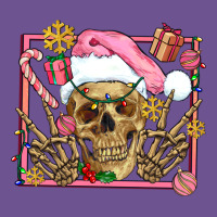 Pink Christmas Skeleton Vintage Tee | Teevron
