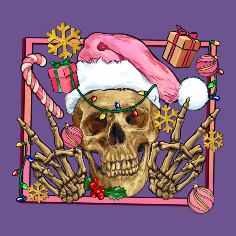 Pink Christmas Skeleton Vintage Tee by AdoDesignShop | Teevron