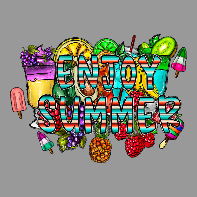 Enjoy Summer Vintage Hoodie by CowhideDigitalArt | Teevron