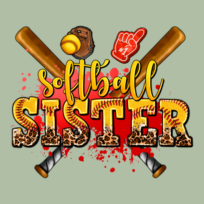Softball Sister Urban Heavy Tee by AdoDesignShop | Teevron