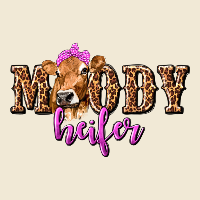 Moody Heifer With Leopard Tbw Premium Tee by texasbilliewilder | Teevron