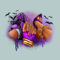 Halloween Sneaker And Heel Afro Woman Heavy Core Tee | Teevron