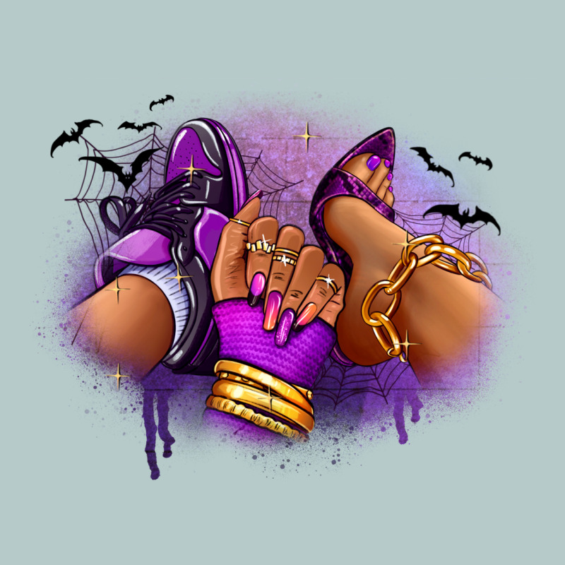 Halloween Sneaker And Heel Afro Woman Heavy Core Tee by RanaPortraitStore | Teevron