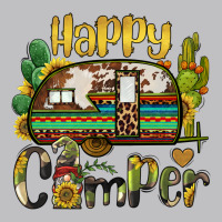 Happy Camper Caravan And Gnome Long Sleeve Tee | Teevron