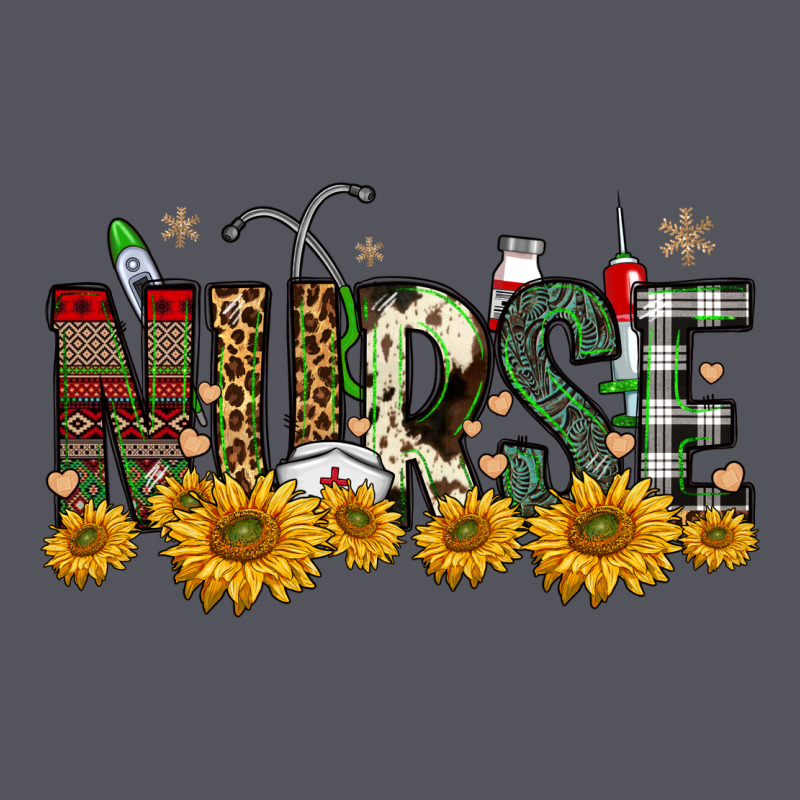 Christmas Nurse Sunflower Vintage Hoodie by FaDigitalArtStudio | Teevron