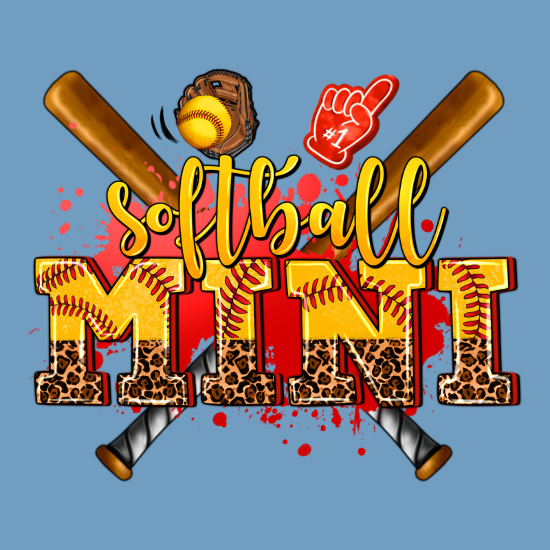 Softball Mini Urban Heavy Tee by AdoDesignShop | Teevron
