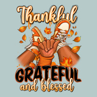 Thankful Grateful And Blessed Black Boy Sneakers Heavy Core Tee | Teevron