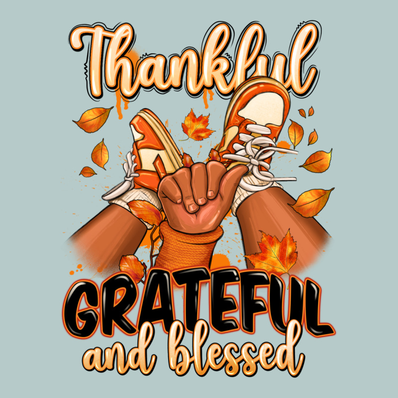 Thankful Grateful And Blessed Black Boy Sneakers Heavy Core Tee by RanaPortraitStore | Teevron