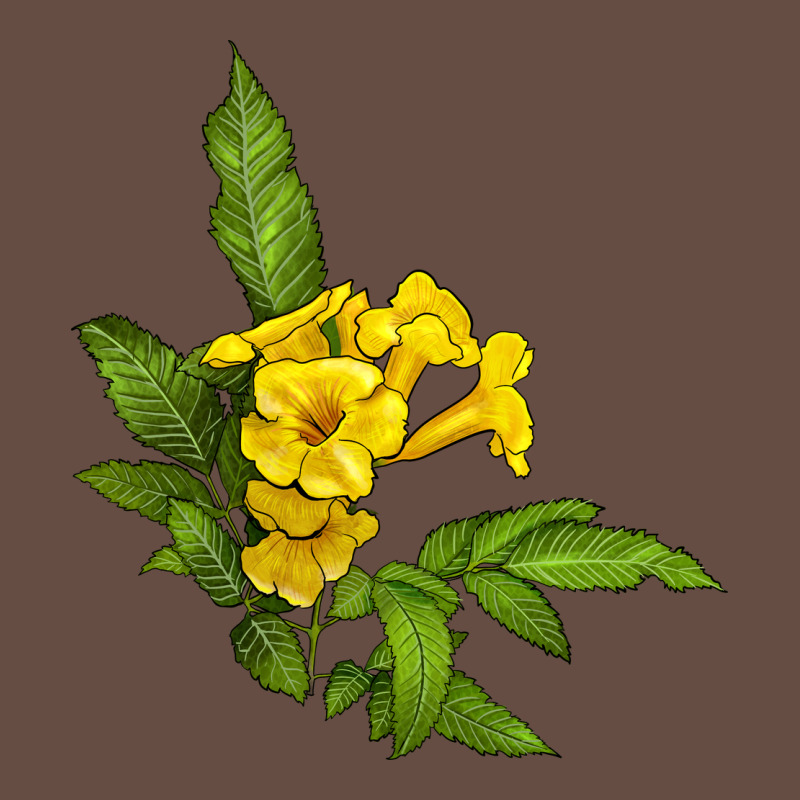 Yellow Elder Flower Long Sleeve Tee by LillyAllenDesigns | Teevron
