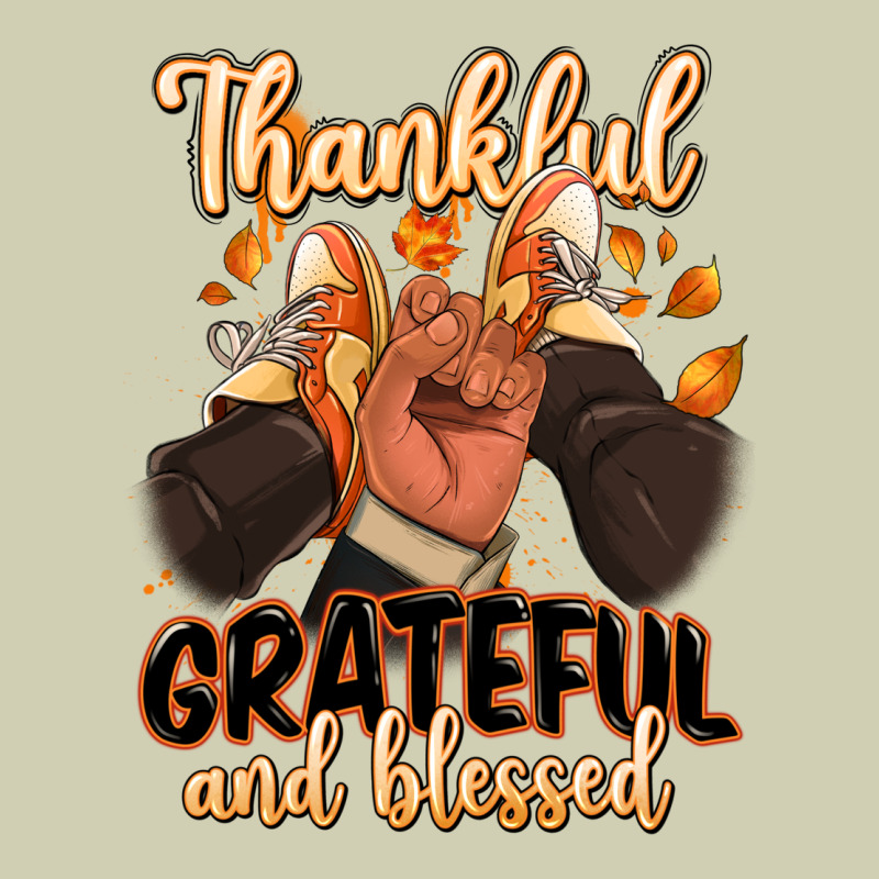 Thankful Grateful And Blessed Black Man Sneakers Heavy Core Tee by RanaPortraitStore | Teevron