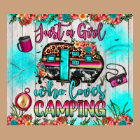 Just A Girl Who Loves Camping Vintage Tee | Teevron