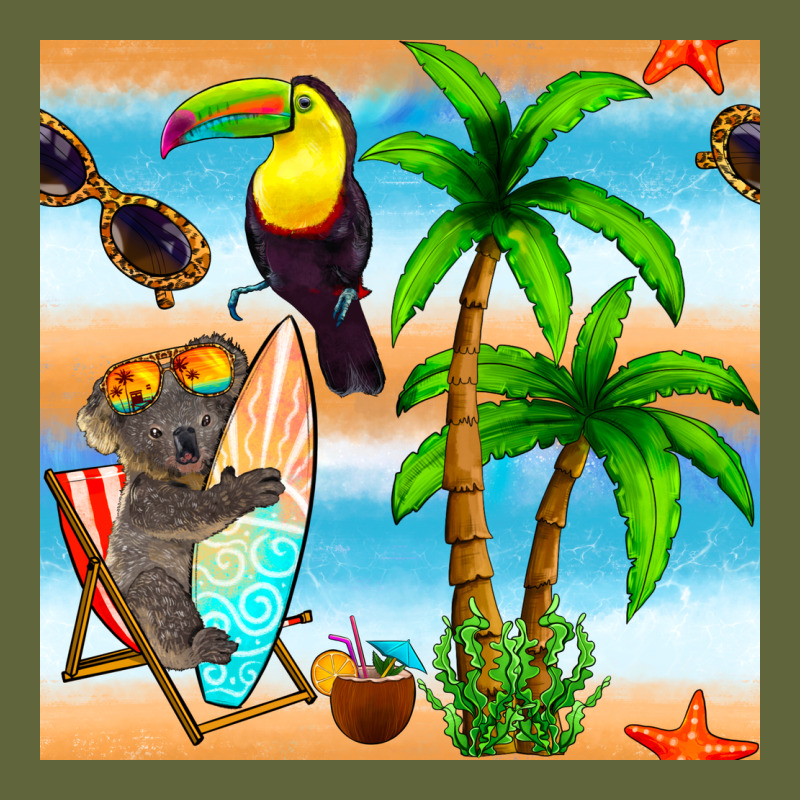 Tropical Animals Seamless Pattern Classic Tee by BundleAndBundleShop | Teevron