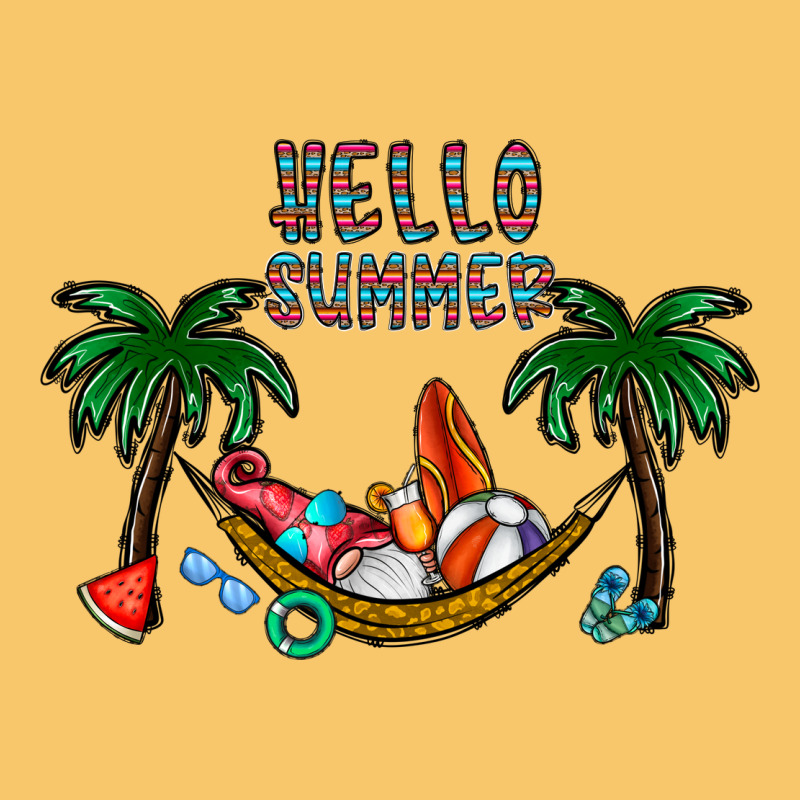 Hello Summer Vintage Hoodie by CowhideDigitalArt | Teevron