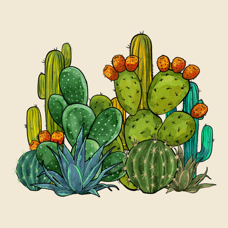 Watercolor Cactus Premium Tee by BarkalooDesign | Teevron