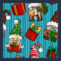 Christmas Gnomes And Gift Box Seamless Pattern Heavyweight Sweatshirt | Teevron