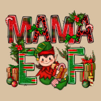 Mama Elf With Gift Christmas Heavyweight Hoodie | Teevron