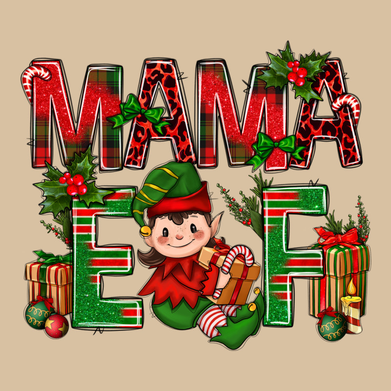 Mama Elf With Gift Christmas Heavyweight Hoodie by BundleAndBundleShop | Teevron