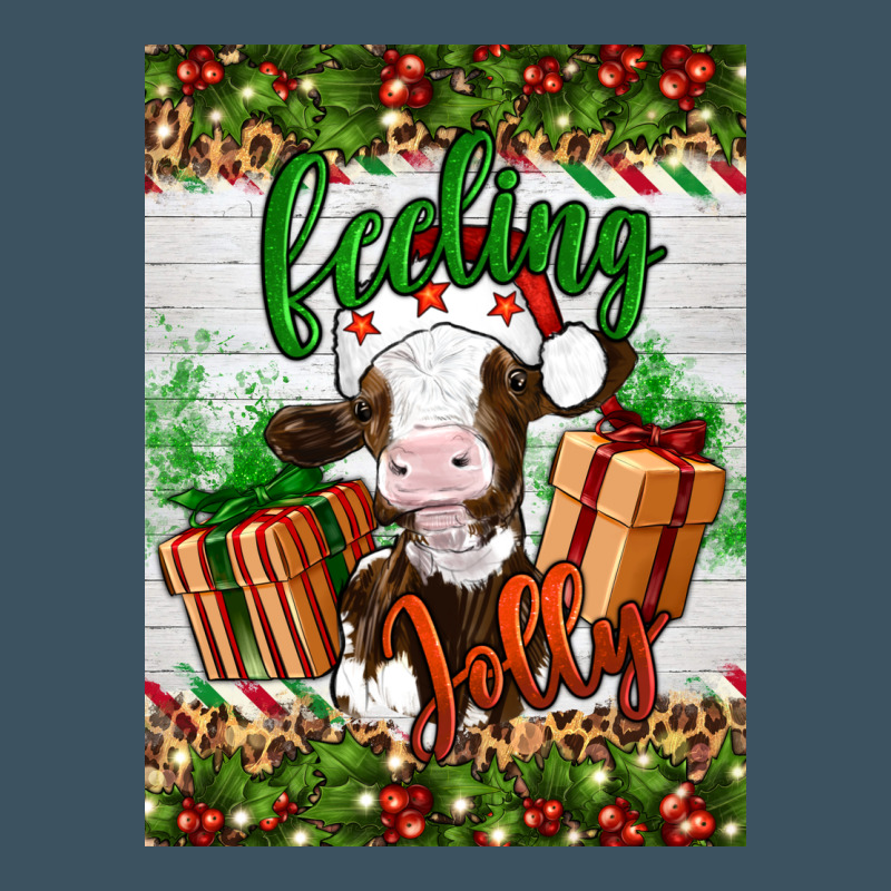 Christmas Feeling Jolly Cow Urban Heavy Tee by Artiststas | Teevron