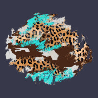 Cowhide Leopard Turquoise Patch Long Sleeve Tee | Teevron